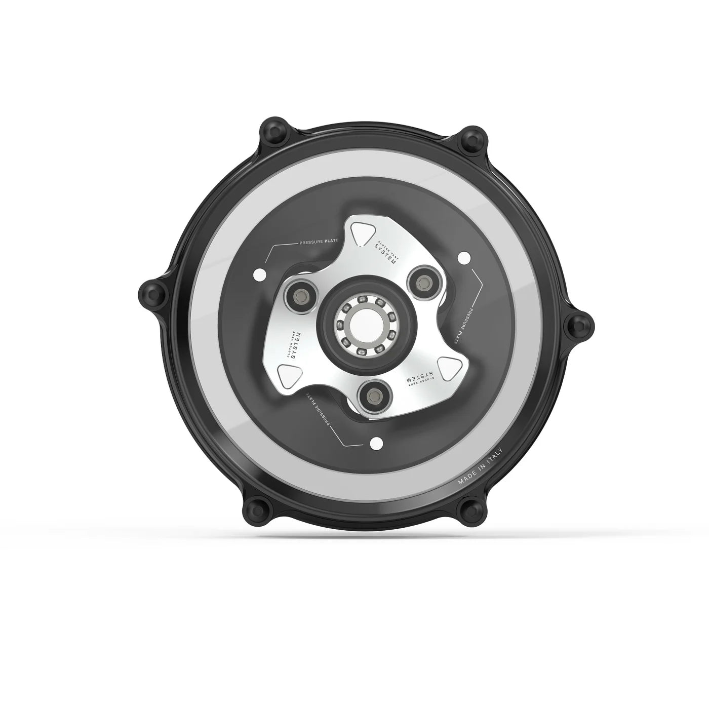 Rizoma Kupplungsdeckel | Klar | Silber | passend für Panigale / Streetfighter V2 - Modelle