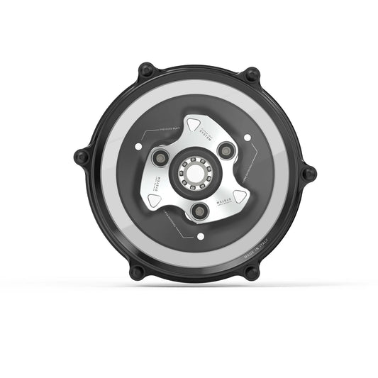Rizoma Kupplungsdeckel | Klar | Silber | passend für Panigale / Streetfighter V2 - Modelle