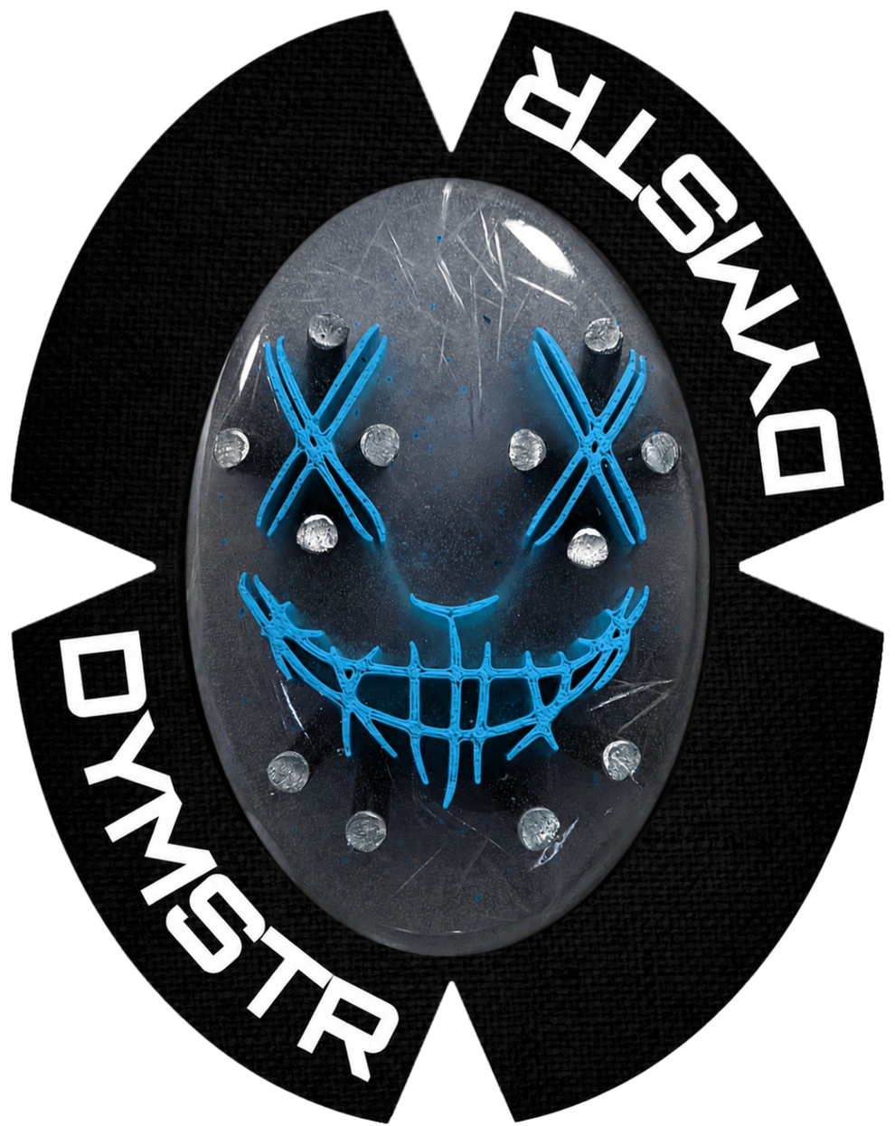 Dymostar Kneeslider | JOKER FACE CRYSTAL CLEAR | DymoStar / DYMSTR