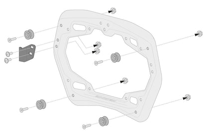SW-Motech TRAX ADV Alukoffer-System | Schwarz. 45/45 l. Honda XL750 Transalp (22-).