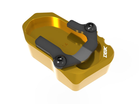 DBK Special Parts | BAC14 - BMW | GOLD | Erhöhter Seitenständerfuß 18 mm | passend für BMW R 1300 GS / Adventure - Modelle (2025-2026)