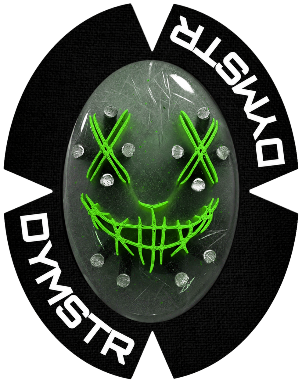 Dymostar Kneeslider | JOKER FACE CRYSTAL CLEAR | DymoStar / DYMSTR
