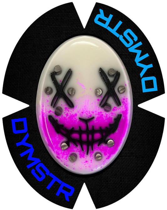 DymoStar JOKER FACE MOUTH COLOR | Funken Knieschleifer mit Titan | Pink Blau