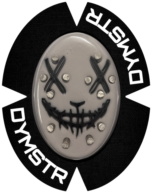 DymoStar JOKER FACE ONE COLOR | Funken Knieschleifer mit Titan | Grau