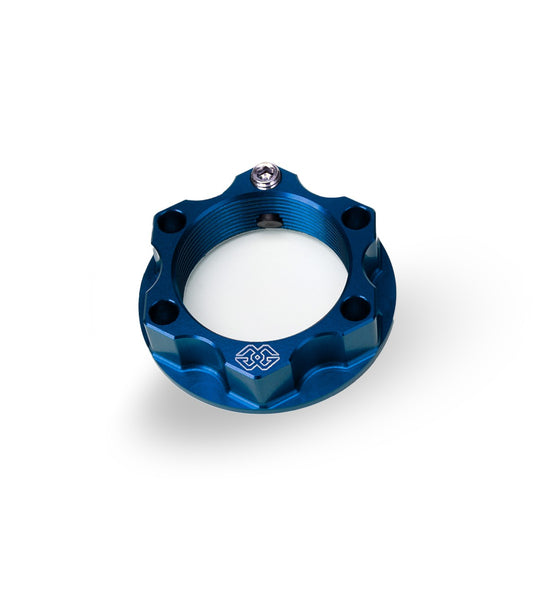 Gilles Sicherheitsmutter ACMA - KIT | M28x1,0 | Aluminium | Blau