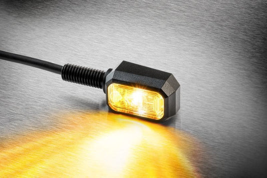 Kellermann Blisk | LED Blinker | mit ECE | schwarz | vorne & hinten beidseitig
