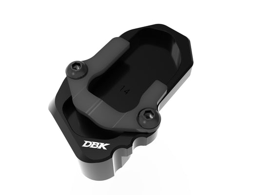 DBK Special Parts | BAC14 - BMW | SCHWARZ | Erhöhter Seitenständerfuß 18 mm | passend für BMW R 1300 GS / Adventure - Modelle (2025-2026)