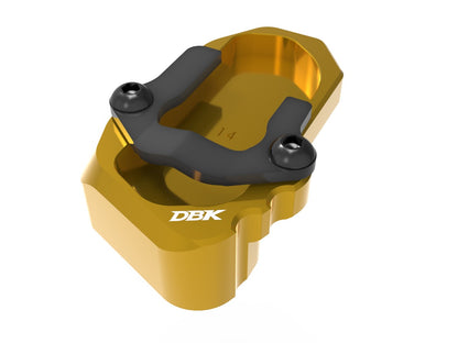 DBK Special Parts | BAC14 - BMW | GOLD | Erhöhter Seitenständerfuß 18 mm | passend für BMW R 1300 GS / Adventure - Modelle (2025-2026)