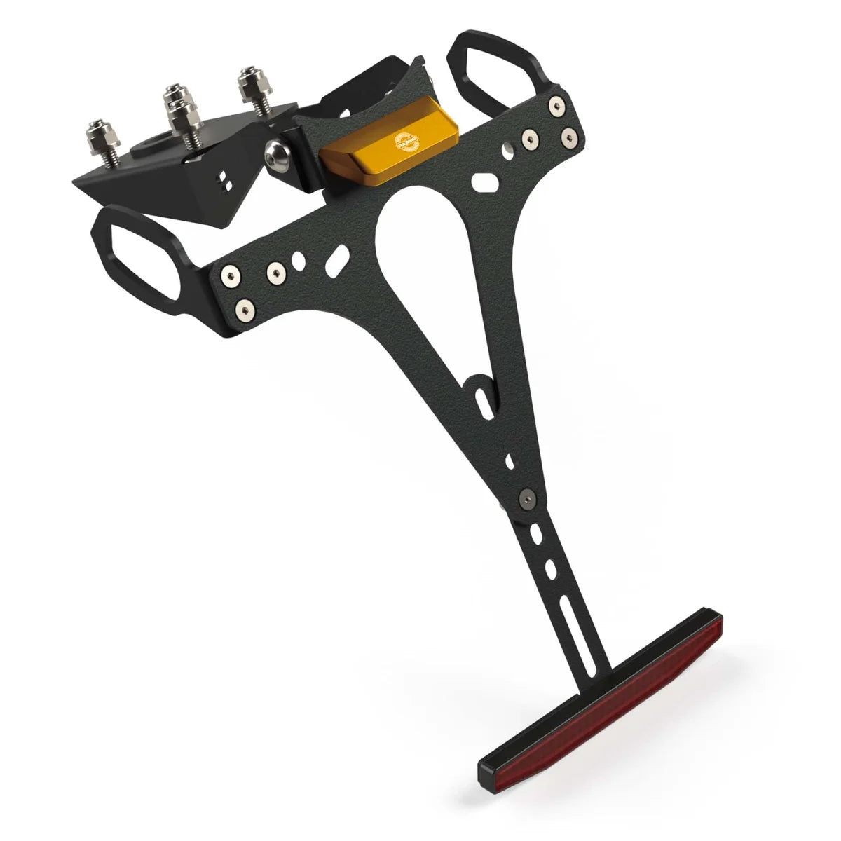 Raximo Kennzeichenhalter | inkl. CNC gefräste Kennzeichenbeleuchtung mit E-Nummer | passend für Kawasaki Z1100 / SE - Modelle (2026)
