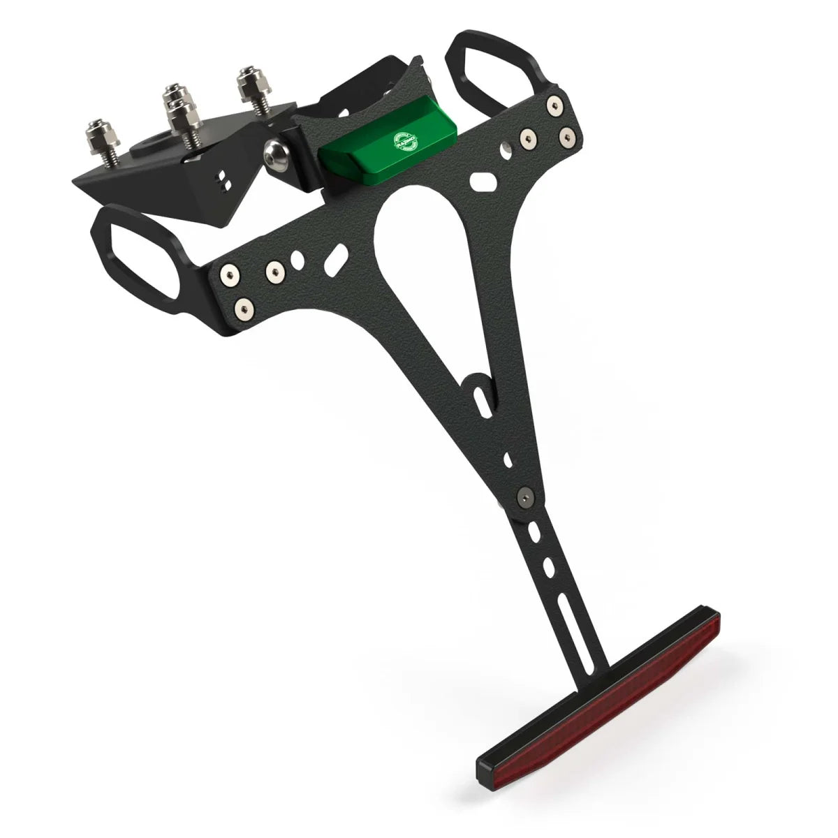 Raximo Kennzeichenhalter | inkl. CNC gefräste Kennzeichenbeleuchtung mit E-Nummer | passend für Kawasaki Z1100 / SE - Modelle (2026)
