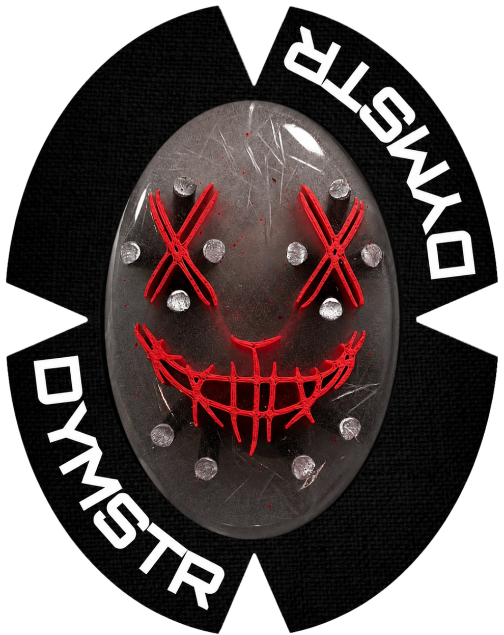 Dymostar Kneeslider | JOKER FACE CRYSTAL CLEAR | DymoStar / DYMSTR