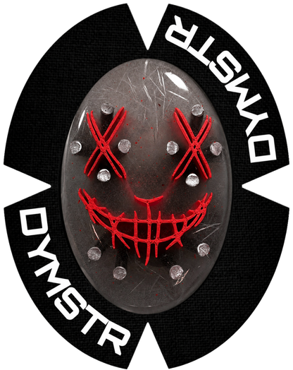 Dymostar Kneeslider | JOKER FACE CRYSTAL CLEAR | DymoStar / DYMSTR