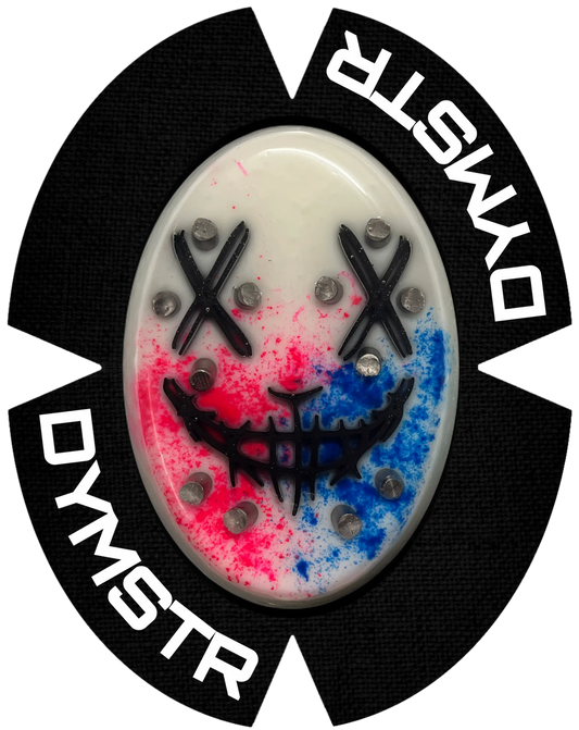 DymoStar JOKER FACE MOUTH COLOR | Funken Knieschleifer mit Titan | Bayern Rot Blau