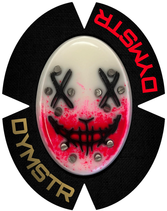 DymoStar JOKER FACE MOUTH COLOR | Funken Knieschleifer mit Titan | Rot Gold