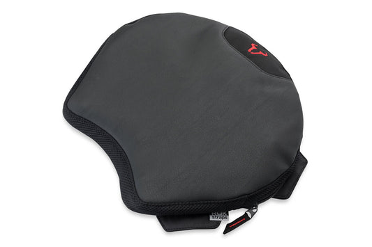 SW-Motech TRAVELLER SMART Komfortkissen | Schwarz. 33,5 x 38 cm. Mit Polyurethan-Luftpolster