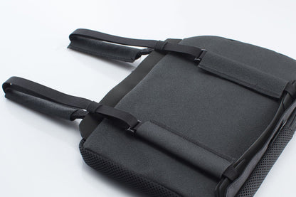 SW-Motech TRAVELLER RIDER Komfortkissen | Schwarz. 30,5 x 30 cm. M. Polyurethan-Luftpolster.