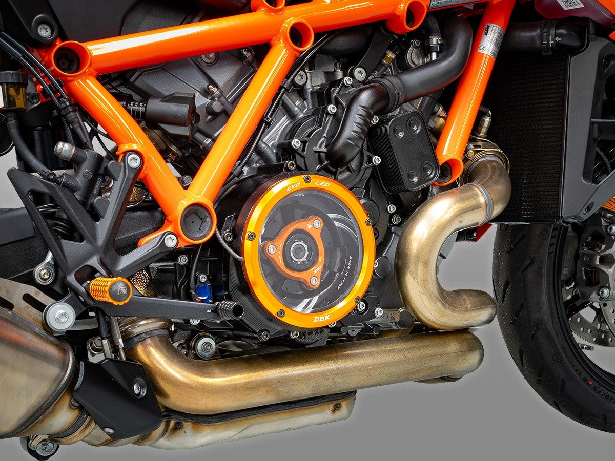 DBK Special Parts | SM08 - KTM | ORANGE | FEDERHALTER | passend für KTM 1290 & 1390 - Modelle (2016-2025)
