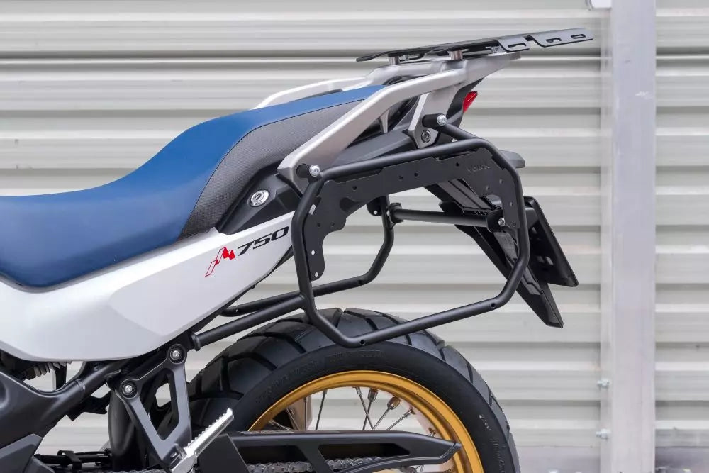Yakk EXP Seitenkoffer / Satteltaschenhalter | schwarz | passend für Honda XL750 Transalp - Modelle (2023-2026)