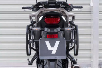 Yakk EXP Seitenkoffer / Satteltaschenhalter | schwarz | passend für Honda XL750 Transalp - Modelle (2023-2026)