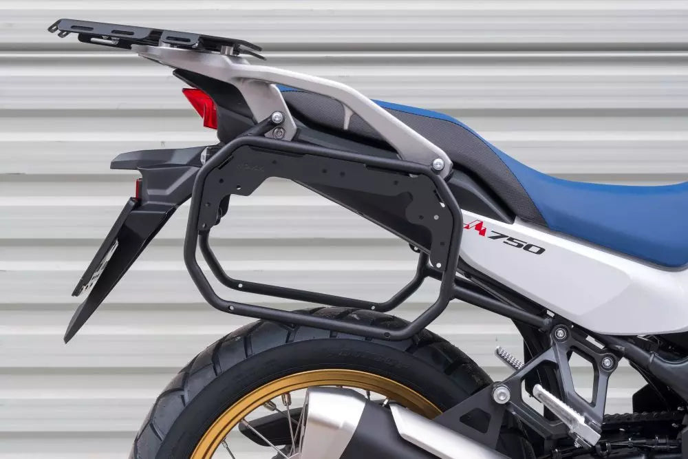 Yakk EXP Seitenkoffer / Satteltaschenhalter | schwarz | passend für Honda XL750 Transalp - Modelle (2023-2026)