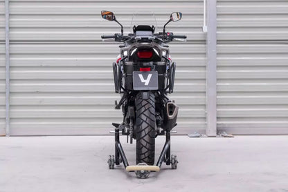 Yakk EXP Seitenkoffer / Satteltaschenhalter | schwarz | passend für Honda XL750 Transalp - Modelle (2023-2026)