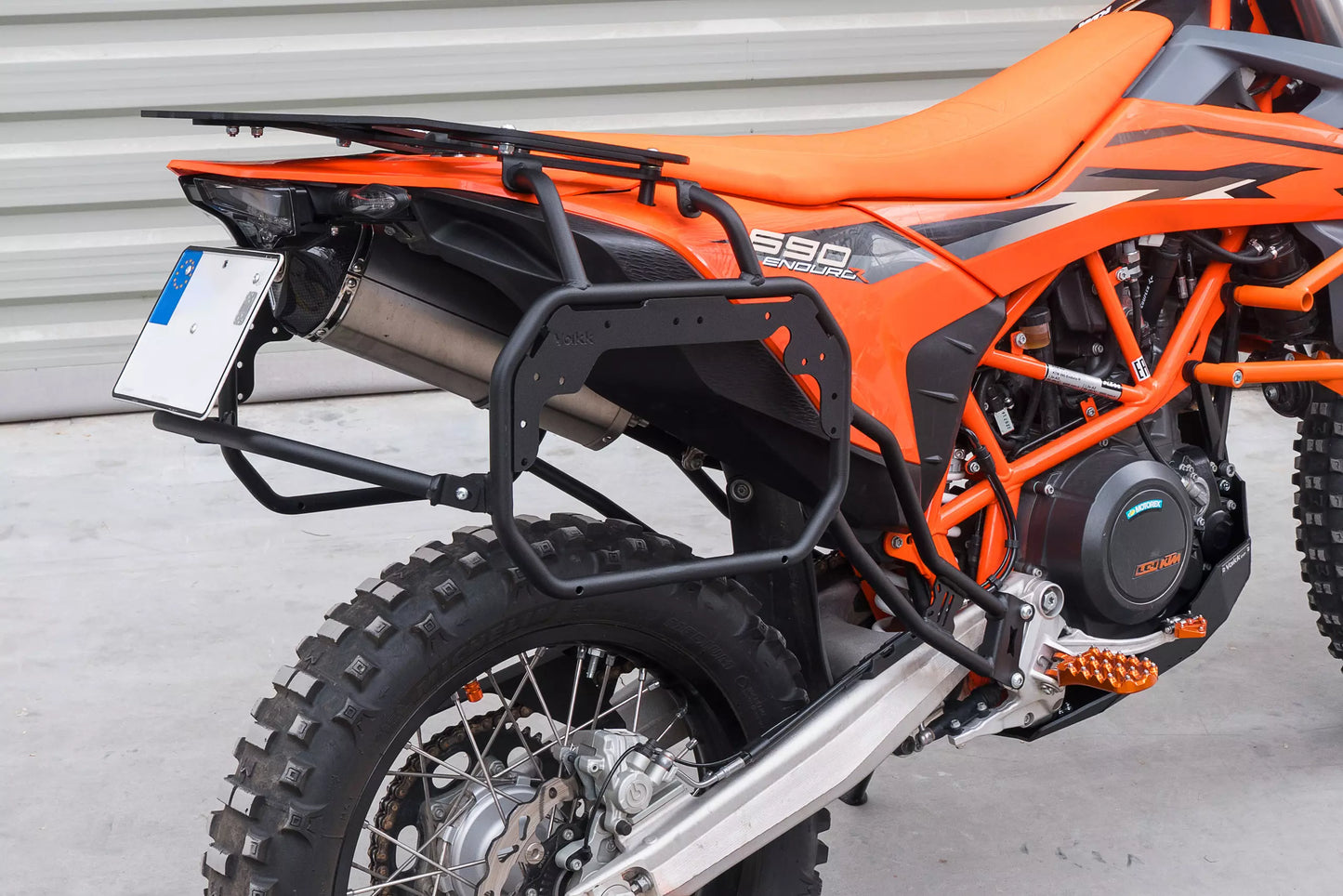 Yakk EXP Seitenkofferträger | schwarz | passend für KTM 690 Enduro R - Modelle (2019-2026)