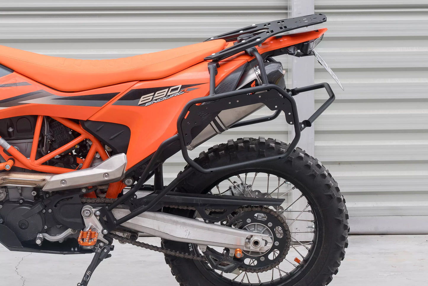 Yakk EXP Seitenkofferträger | schwarz | passend für KTM 690 Enduro R - Modelle (2019-2026)