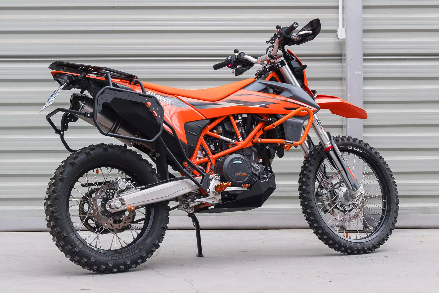Yakk EXP Seitenkofferträger | schwarz | passend für KTM 690 Enduro R - Modelle (2019-2026)