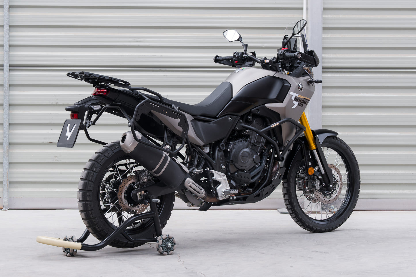 Yakk EXP Seitenkoffer / Satteltaschenhalter | schwarz | passend für Yamaha Tenere 700 - Modelle (2025-2026)