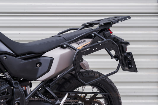Yakk EXP Seitenkoffer / Satteltaschenhalter | schwarz | passend für Yamaha Tenere 700 - Modelle (2025-2026)