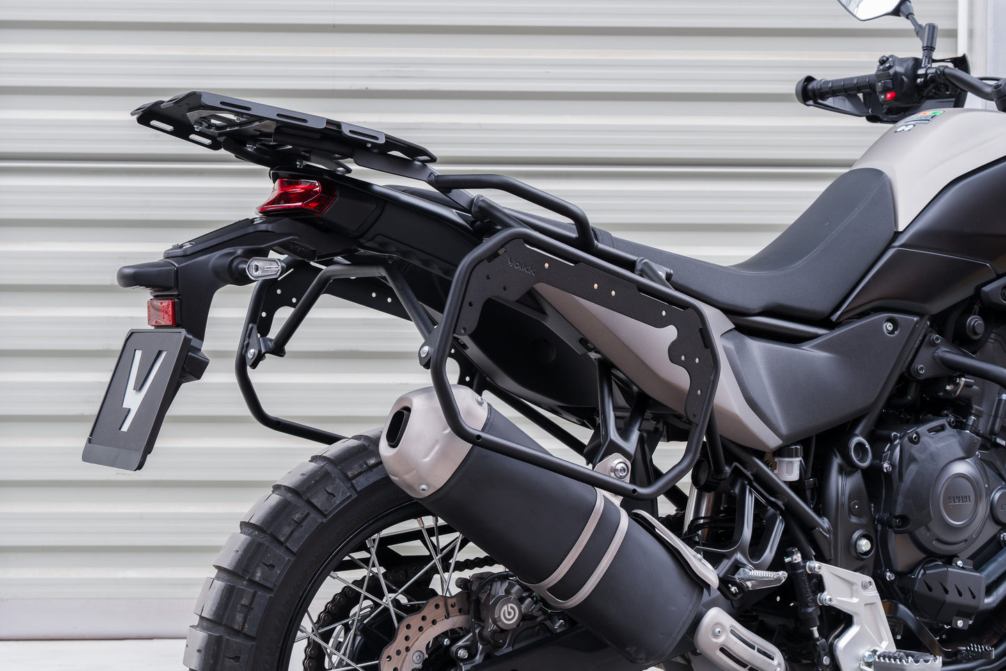 Yakk EXP Seitenkoffer / Satteltaschenhalter | schwarz | passend für Yamaha Tenere 700 - Modelle (2025-2026)