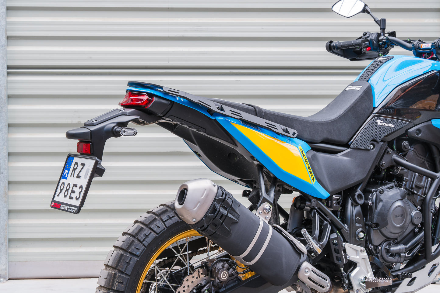 Yakk EXP Gepäckträgerplatte | für weiches Gepäck | schwarz | passend für Yamaha Tenere 700 - Modelle (2025-2026)