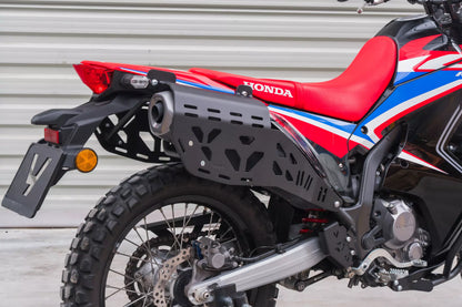Yakk EXP Gepäckträger für Softgepäck | schwarz | passend für Honda CRF 300 L - Modelle (2021-2026)
