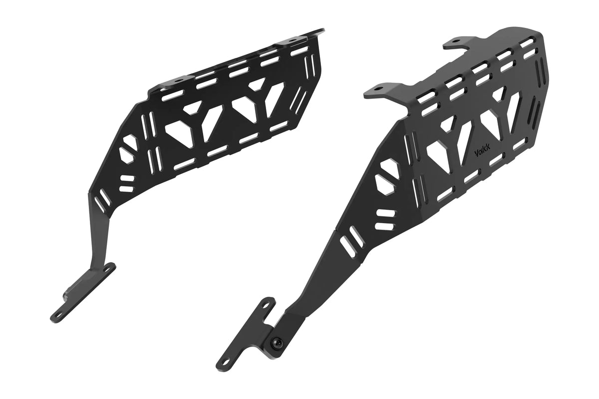Supporto per valigie laterali / borse laterali Yakk EXP | nero | adatto per modelli Honda CRF 1100 Africa Twin (2020-2025)