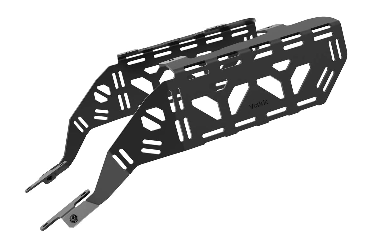 Supporto per valigie laterali / borse laterali Yakk EXP | nero | adatto per modelli Honda CRF 1100 Africa Twin (2020-2025)