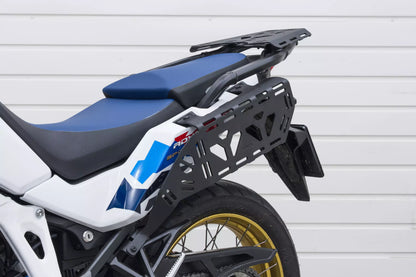 Supporto per valigie laterali / borse laterali Yakk EXP | nero | adatto per modelli Honda CRF 1100 Africa Twin (2020-2025)