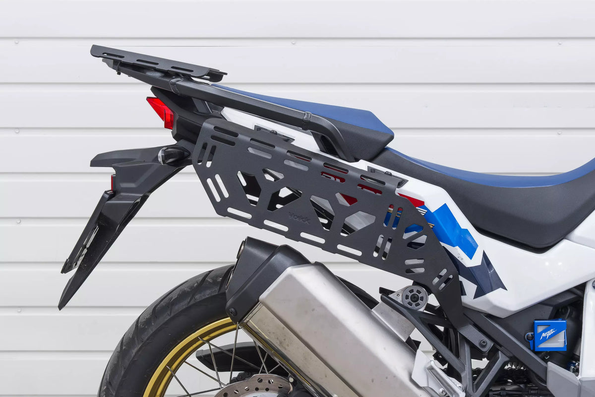 Supporto per valigie laterali / borse laterali Yakk EXP | nero | adatto per modelli Honda CRF 1100 Africa Twin (2020-2025)