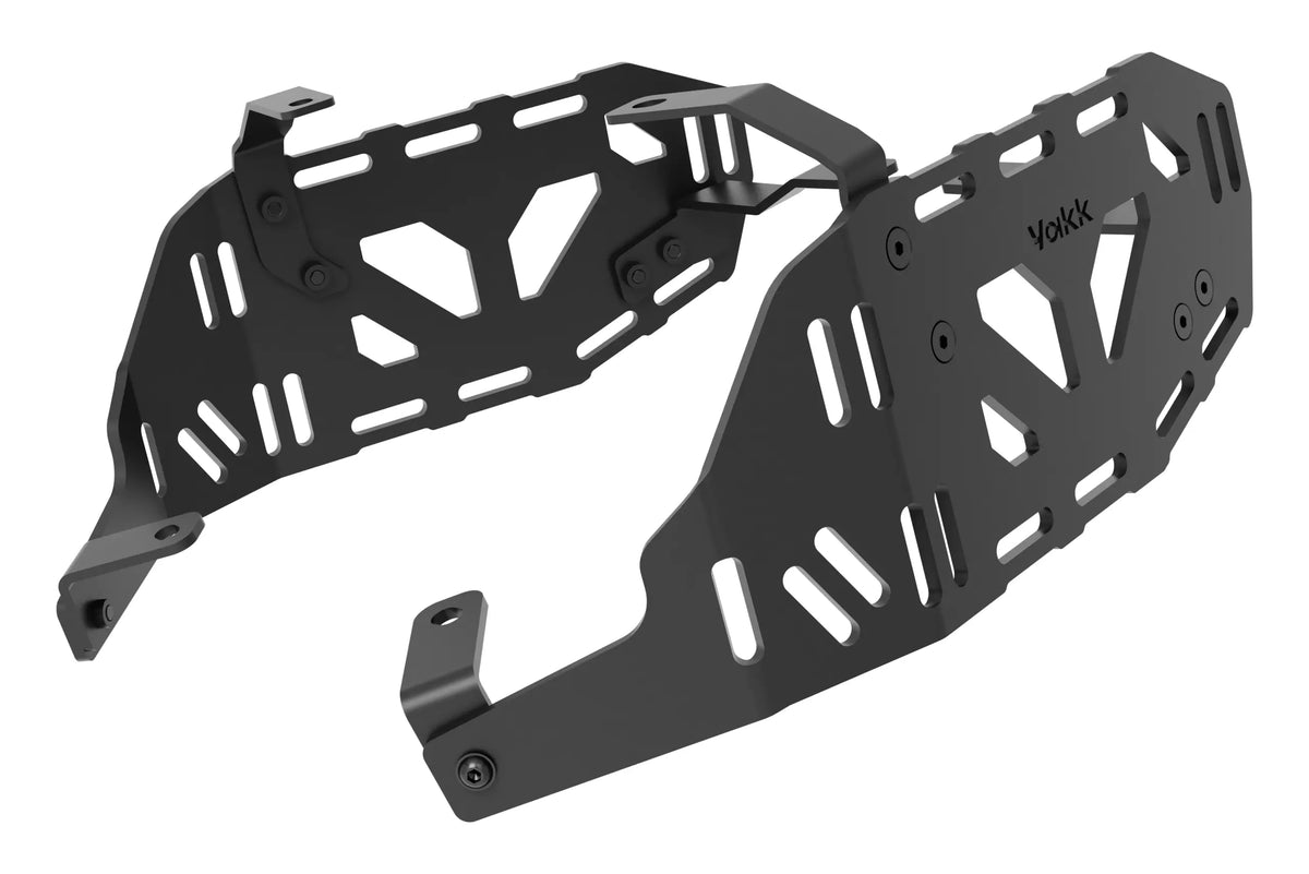 Soportes para maletas laterales / alforjas Yakk EXP | negro | compatible con modelos Honda CRF 1100 Africa Twin (2020-2025)