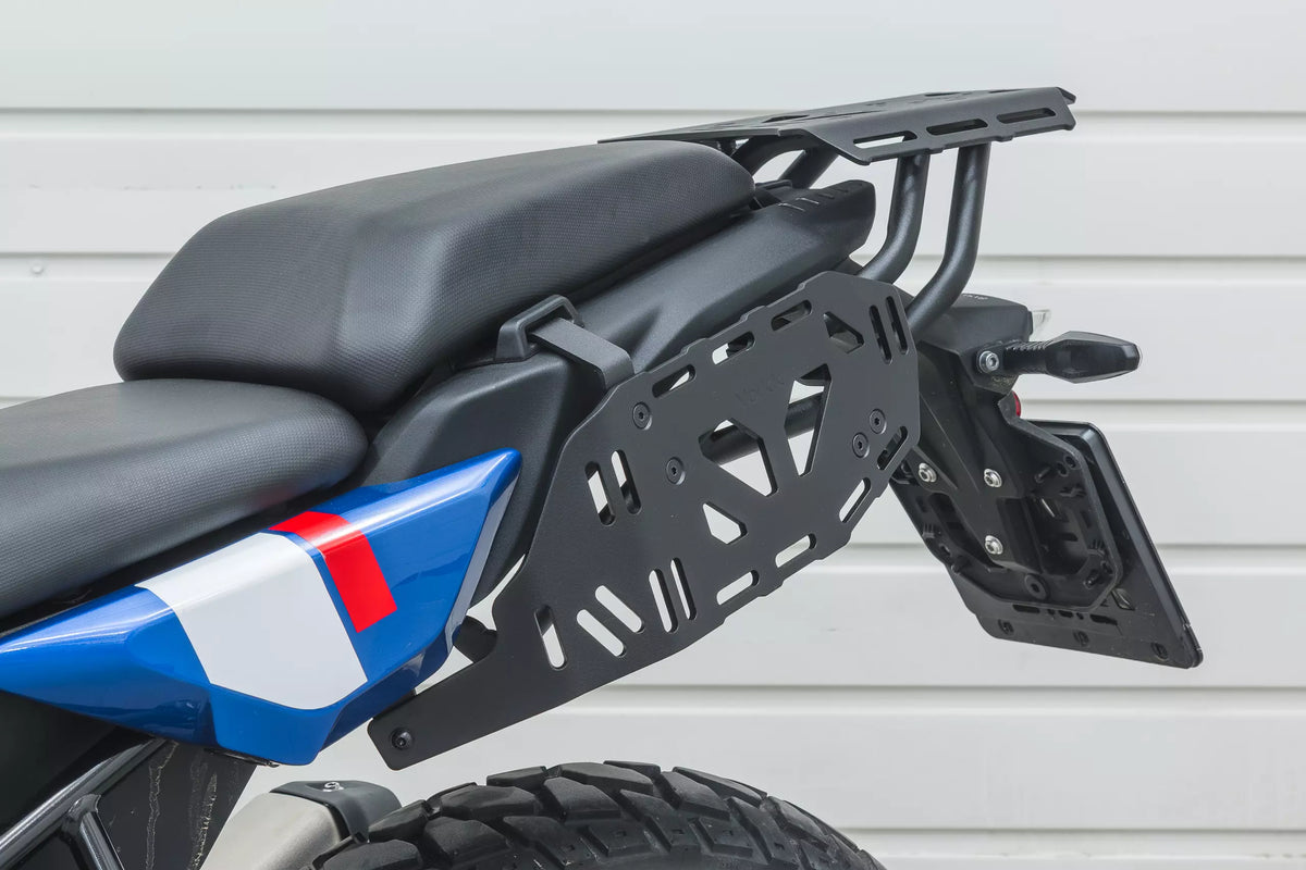 Soportes para maletas laterales / alforjas Yakk EXP | negro | compatible con modelos Honda CRF 1100 Africa Twin (2020-2025)