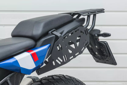 Soportes para maletas laterales / alforjas Yakk EXP | negro | compatible con modelos Honda CRF 1100 Africa Twin (2020-2025)