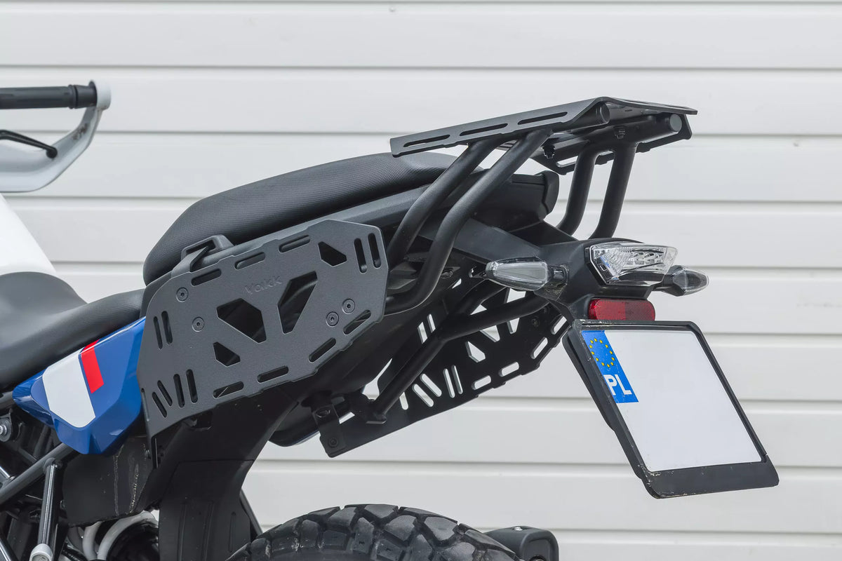 Soportes para maletas laterales / alforjas Yakk EXP | negro | compatible con modelos Honda CRF 1100 Africa Twin (2020-2025)