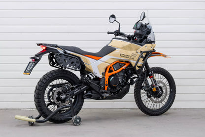 Yakk EXP Seitenkoffer / Satteltaschenhalter | schwarz | passend für KTM 125 Enduro R - Modelle (2025)