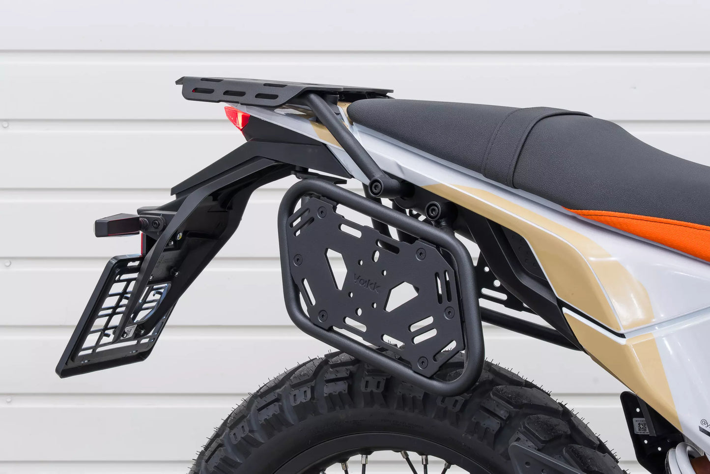 Yakk EXP Seitenkoffer / Satteltaschenhalter | schwarz | passend für KTM 125 Enduro R - Modelle (2025)