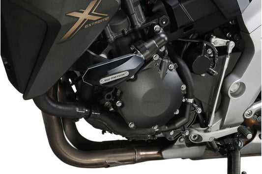 SW-Motech Sturzpad-Kit | Schwarz. Honda CB1000R (08-17).