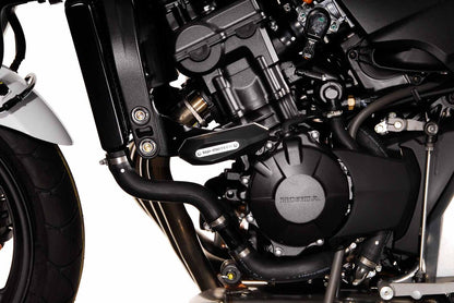 SW-Motech Sturzpad-Kit | Schwarz. Honda CB600F (07-13), CBF600 S/N (08-09).