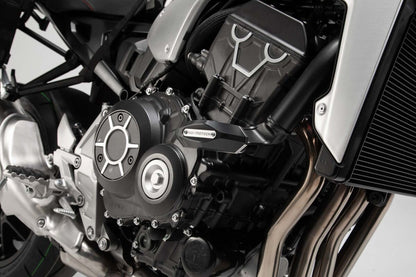 SW-Motech Sturzpad-Kit | Schwarz. Honda CB1000R (18-).