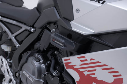 SW-Motech Sturzpad-Kit | Schwarz. Suzuki GSX-8R (22-).