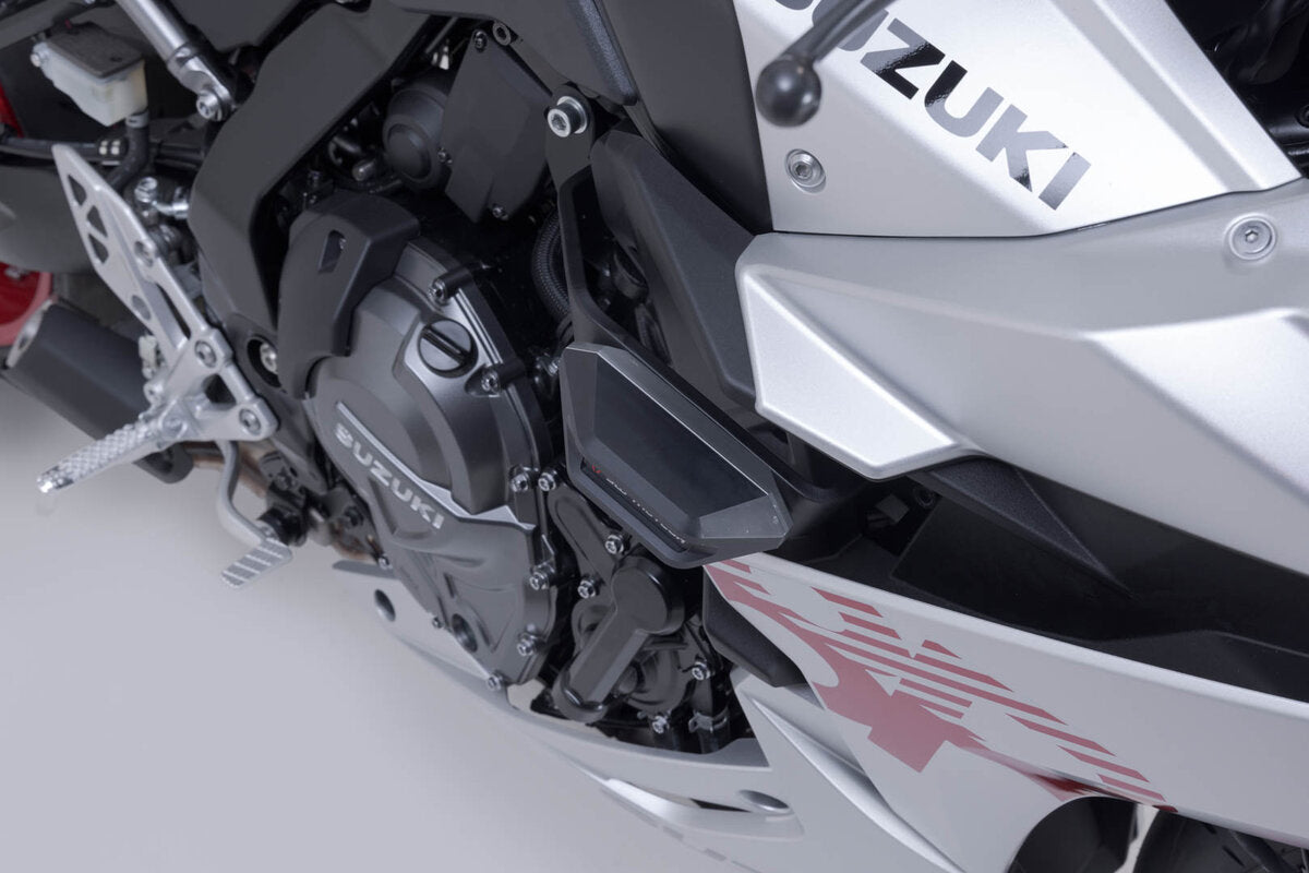 SW-Motech Sturzpad-Kit | Schwarz. Suzuki GSX-8R (22-).