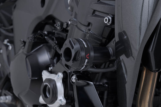 SW-Motech Sturzpad-Kit | Schwarz. Kawasaki Z900-Modelle (25-26).