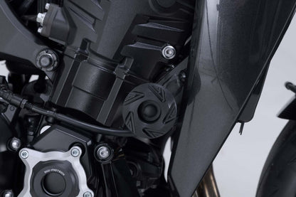 SW-Motech Sturzpad-Kit | Schwarz. Kawasaki Z900-Modelle (25-26).